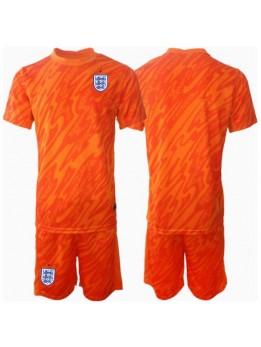 Engleska Golmanski Dječji Domaci Dres kompleti EP 2024 Kratak Rukavima (+ kratke hlače)